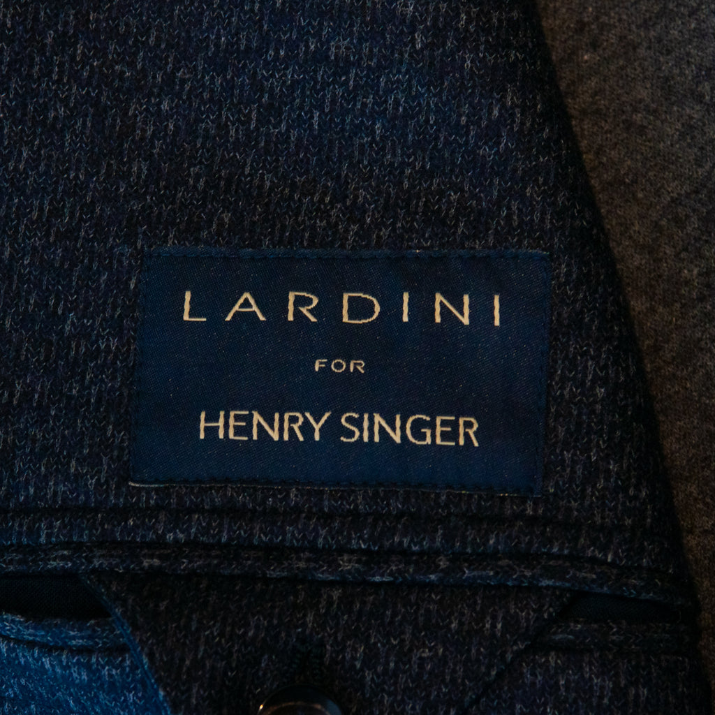 Lardini Blue Cashmere Blend Identity Soft Blazer