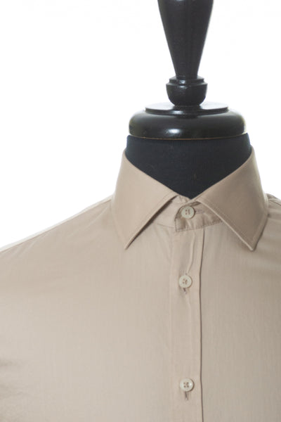 Sand Copenhagen Light Brown Cotton Shirt