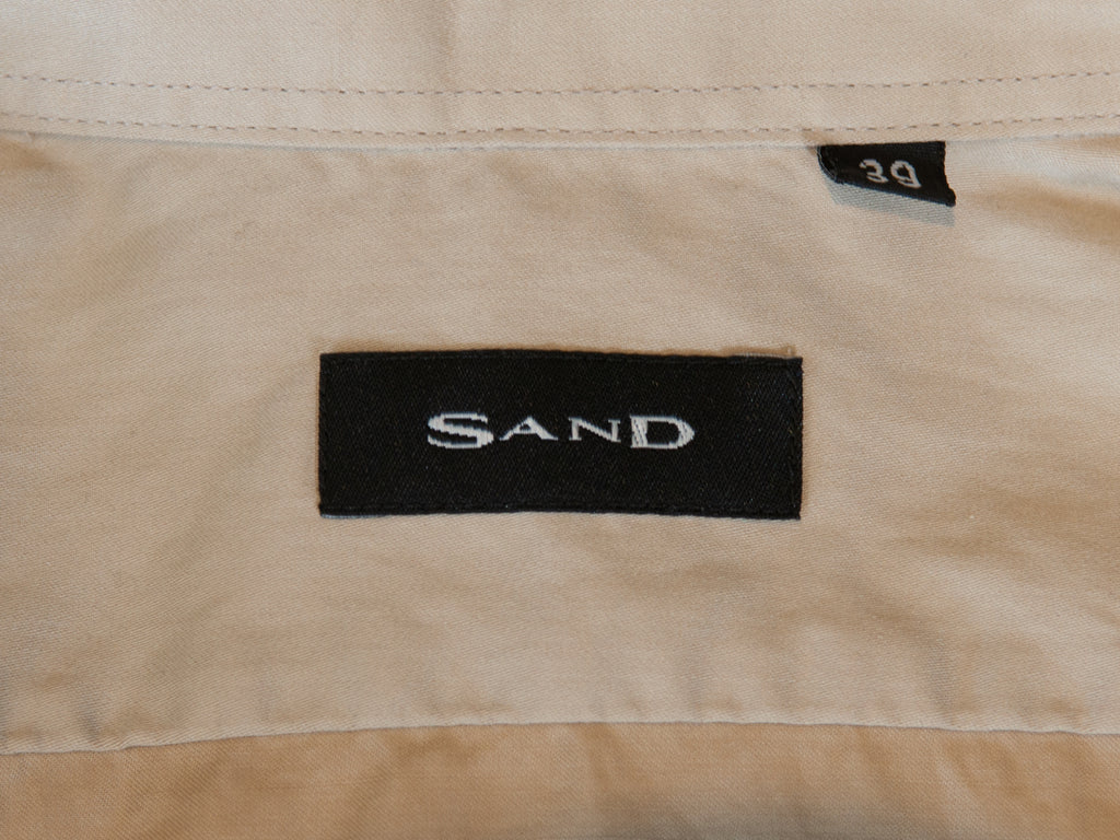 Sand Copenhagen Light Brown Cotton Shirt