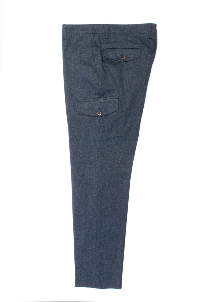 Echizenya Slate Grey Dress Cargo Trousers