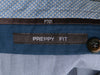 PT01 Grey Preppy Fit Pleated Trousers