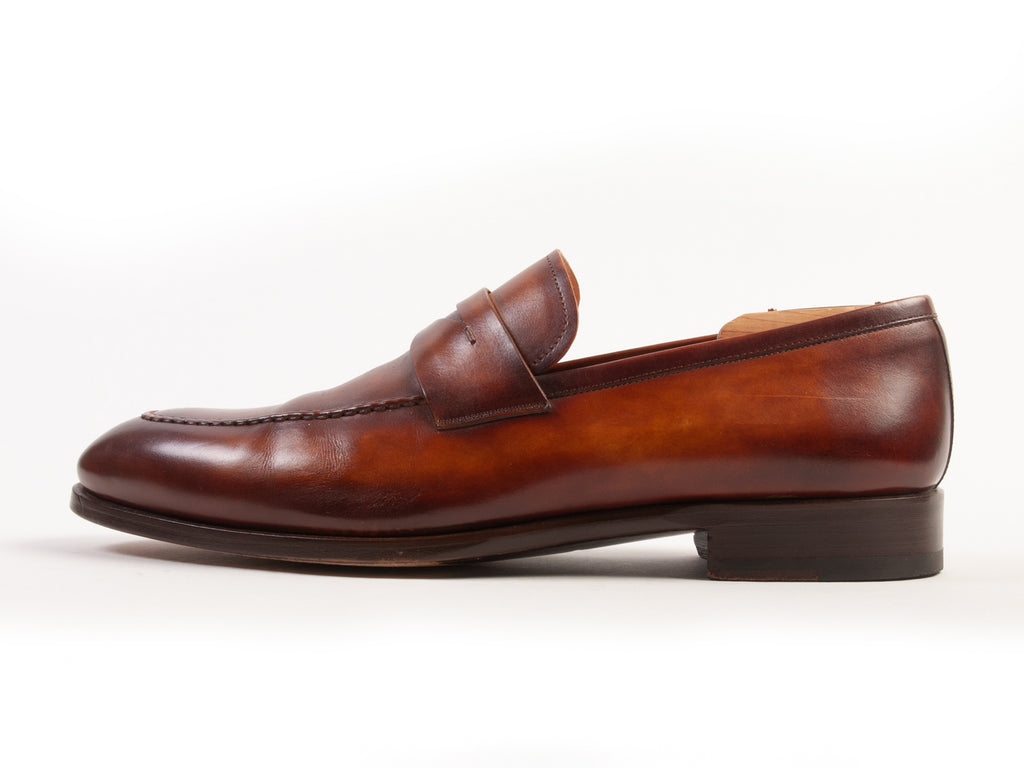 Magnanni Brown Penny Loafers