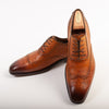 Di Bianco Brown Pebbled Leather Shoes