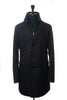 Moorer Black Ennobled Waterproof Coat