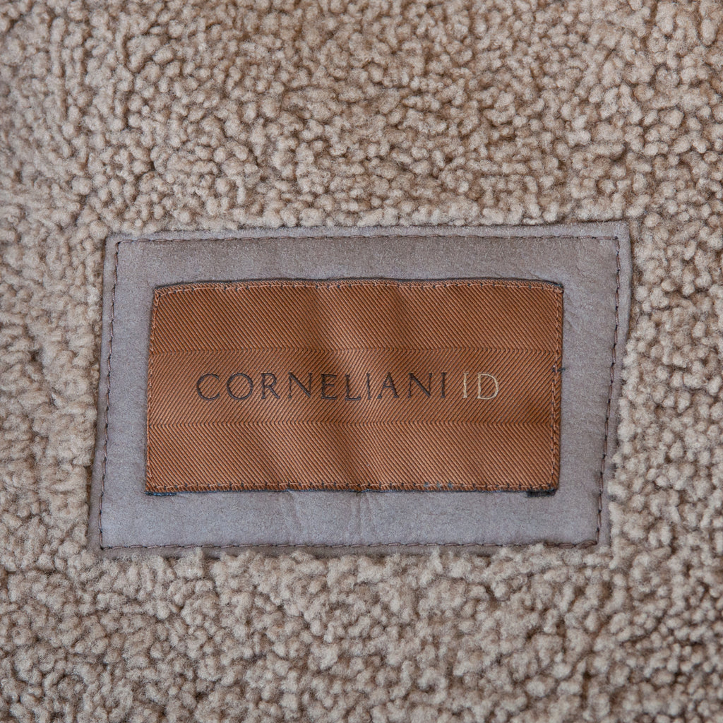Corneliani Brown Shearling Coat