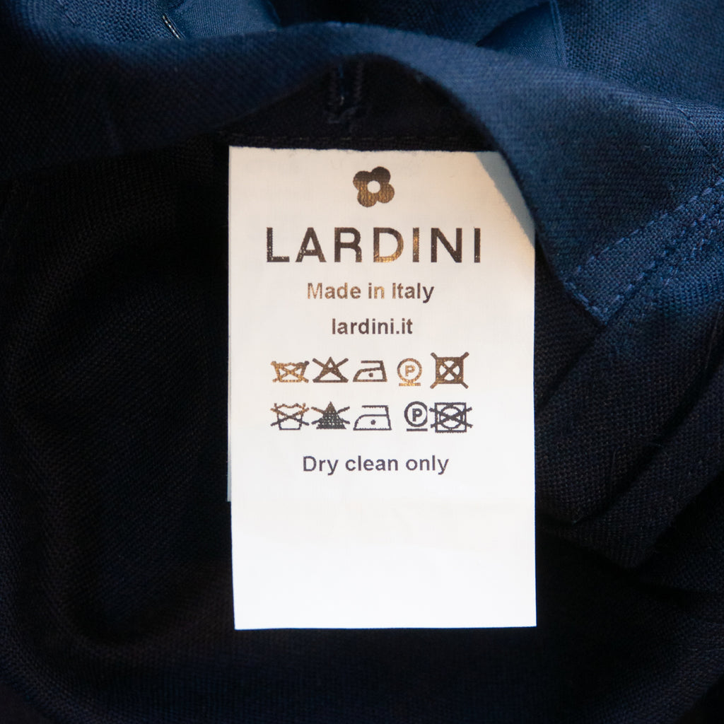 Lardini Navy Blue Pure Cashmere Identity Easy Blazer