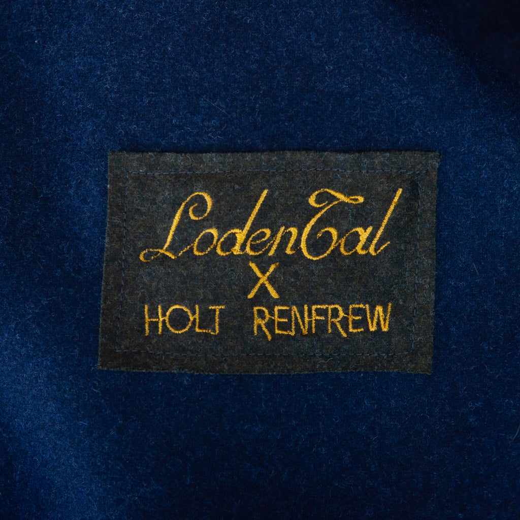 LodenTal Cement Blue Merino Wool Coat