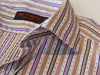 Etro Brown Striped Cotton Shirt
