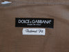Dolce & Gabbana Brown Diamond Twill Tailored Fit Shirt
