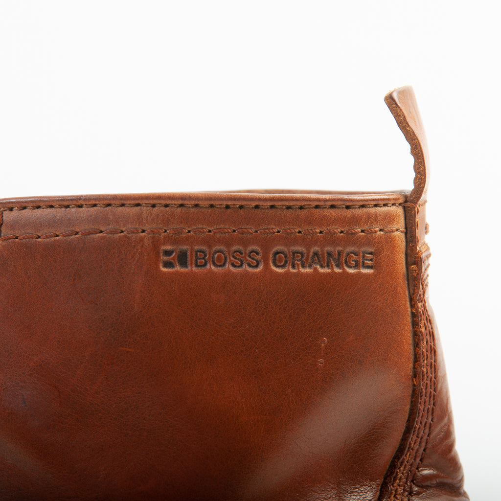 Hugo Boss Brown Leather Boots