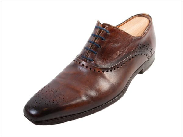 Magnanni Brown Perf Toe Oxford Shoes