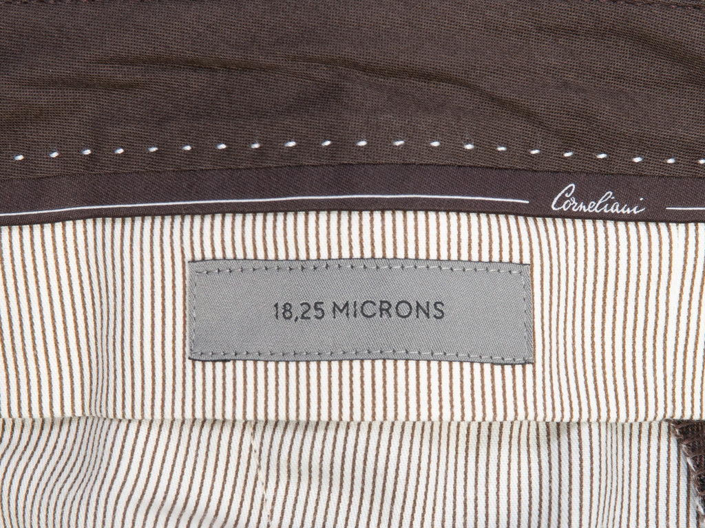 Corneliani Brown 18.25 Microns Wool Academy Trousers