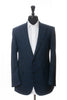 Corneliani Navy Blue Check Silk Blend Academy Suit