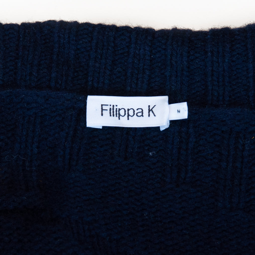 Filippa K Navy Blue Long Cardigan Sweater
