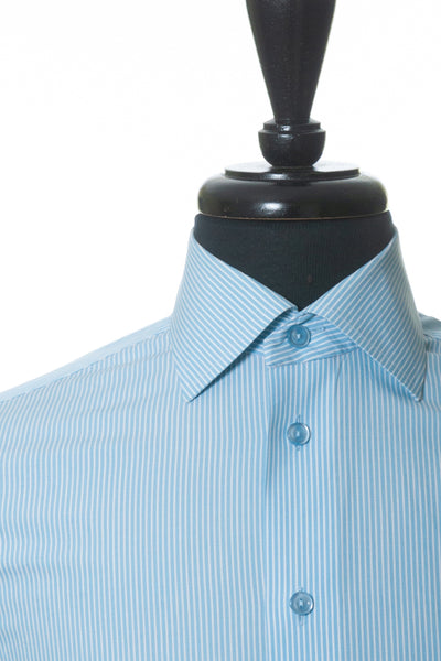 Eton Blue Striped Contemporary Fit Shirt