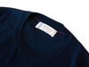 Brunello Cucinelli Navy Blue Cashmere Blend Sweater