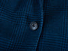 Boglioli Navy Blue Check Flannel K Jacket Blazer