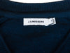 J.Lindeberg Navy Blue Rainer Merino Wool V-Neck Sweater