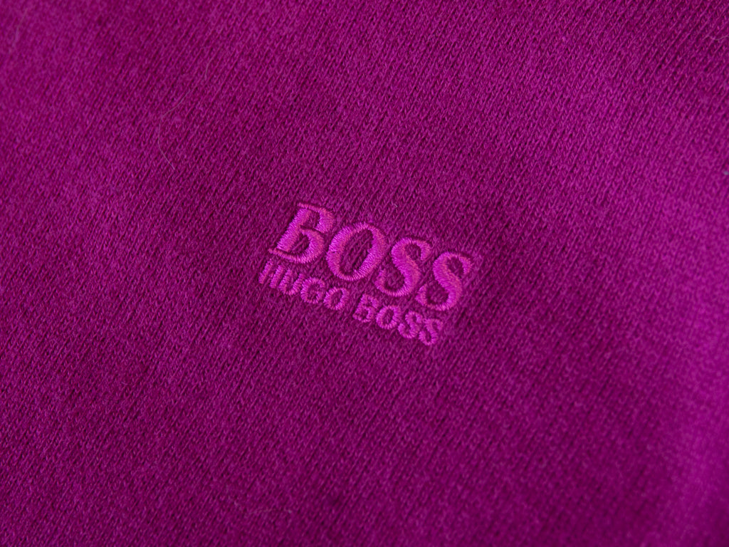 Hugo Boss Fuschia Badu V-Neck Sweater