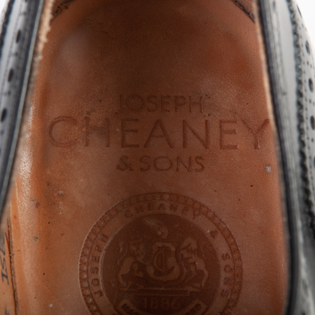 Joseph Cheaney & Sons Black Humphry III Monk Strap Shoes