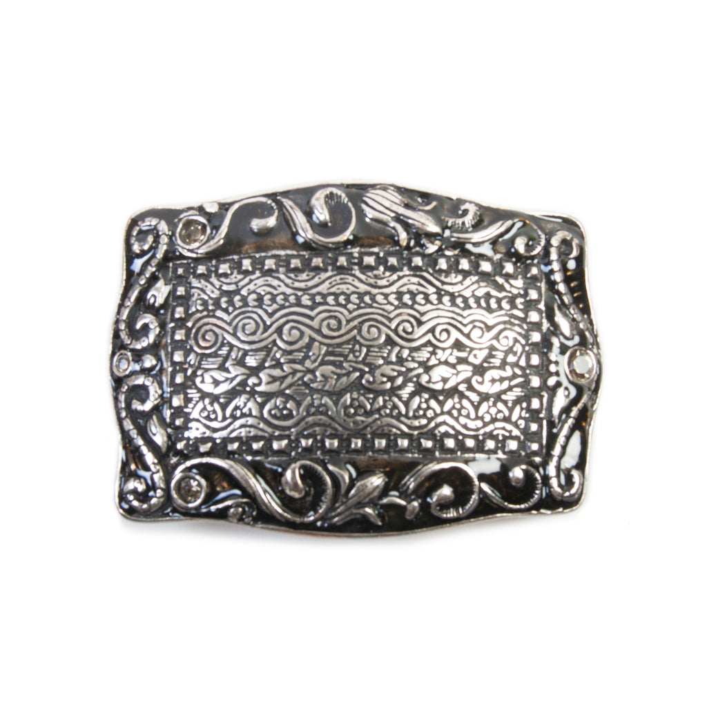 Elliot Rhodes London Black Enamel Belt Buckle