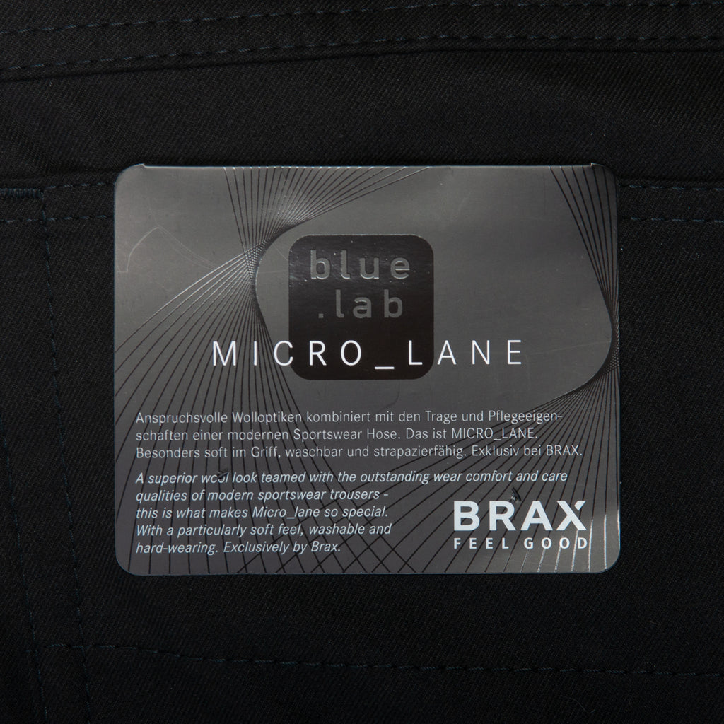 Brax NWT Black Micro_Lane Cesar Trousers
