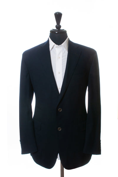 Samuelsohn Navy Blue Loro Piana Rain System Giro Blazer