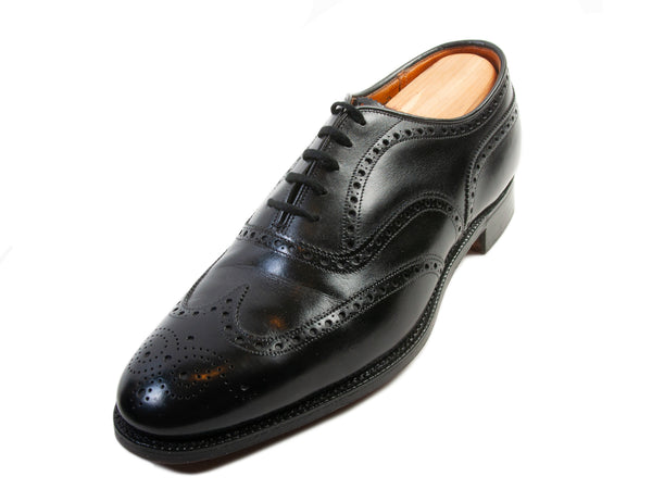 Church’s Custom Grade Black Wingtip Shoes