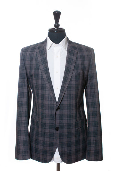 Hugo Boss Muted Lilac Check Aeris Blazer