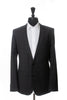 Hugo Boss Dark Gray Check Huge4 Genius3 Suit