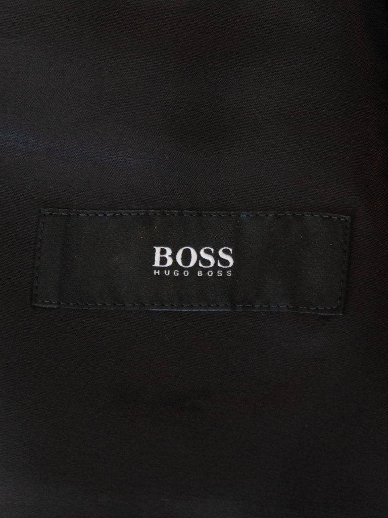 Hugo Boss Dark Gray Check Huge4 Genius3 Suit