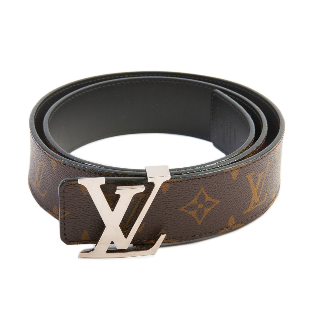 Louis Vuitton - LV Initiales 40mm Reversible Belt - Damier Canvas - Graphite - Size: 85 cm - Luxury