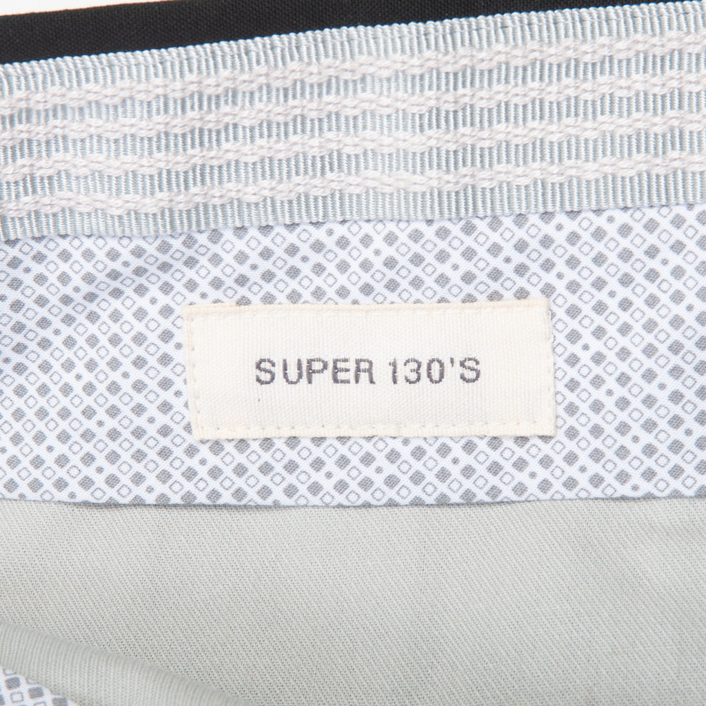 Incotex Black Super 130s Wool Trousers