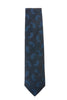 Hugo Boss Navy Blue on Black Paisley Tie