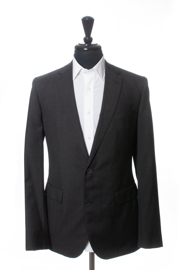 Hugo Boss Dark Gray Pinstripe Johnstons1 Lenon Suit