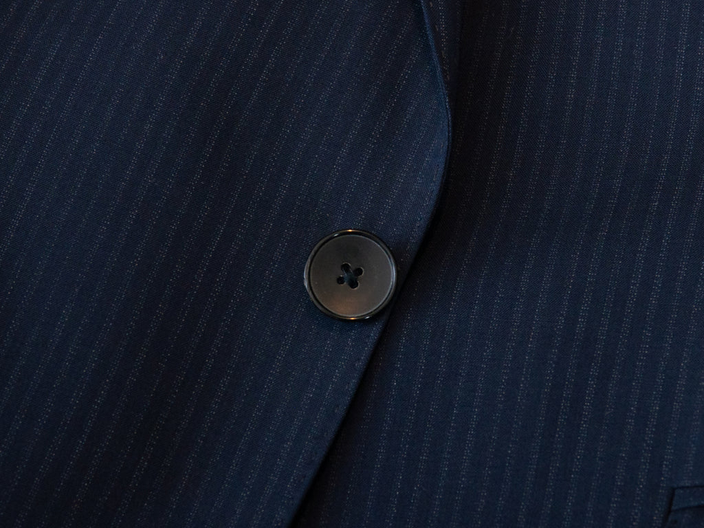 Hugo Boss navy Blue Striped Johnstons1 Lenon Suit