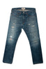 Simon Miller Distressed and Repaired Replica-1 Vintage Straight Jeans