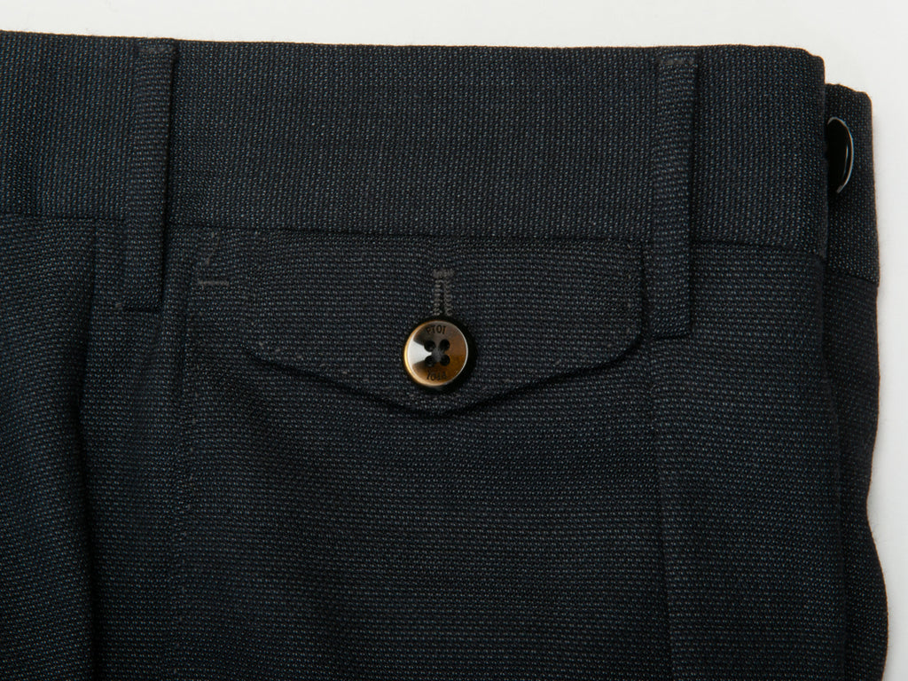 PT01 Dark Gray Gentleman Fit Pleated Trousers