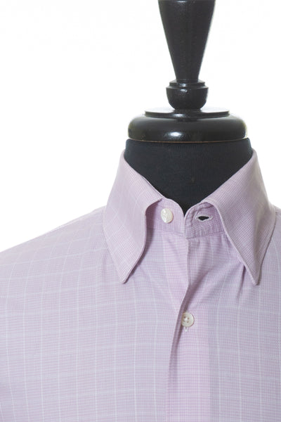 Ermenegildo Zegna Pink Check Dress Shirt
