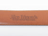 Allen Edmonds Black Calfskin Leather Belt