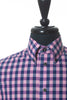 Eton Pink Check Contemporary Fit Button Down Shirt