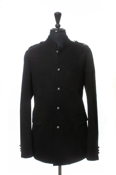 Karl Lagerfeld Black Officer’s Coat