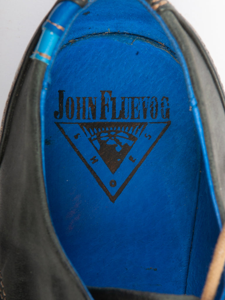 John Fluevog NWOB Gray Radio Shoes