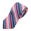 Robert Talbott Best of Class Pink on Navy Blue Striped Tie