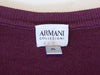 Armani Collezioni Deep Fuschia V-Neck Sweater