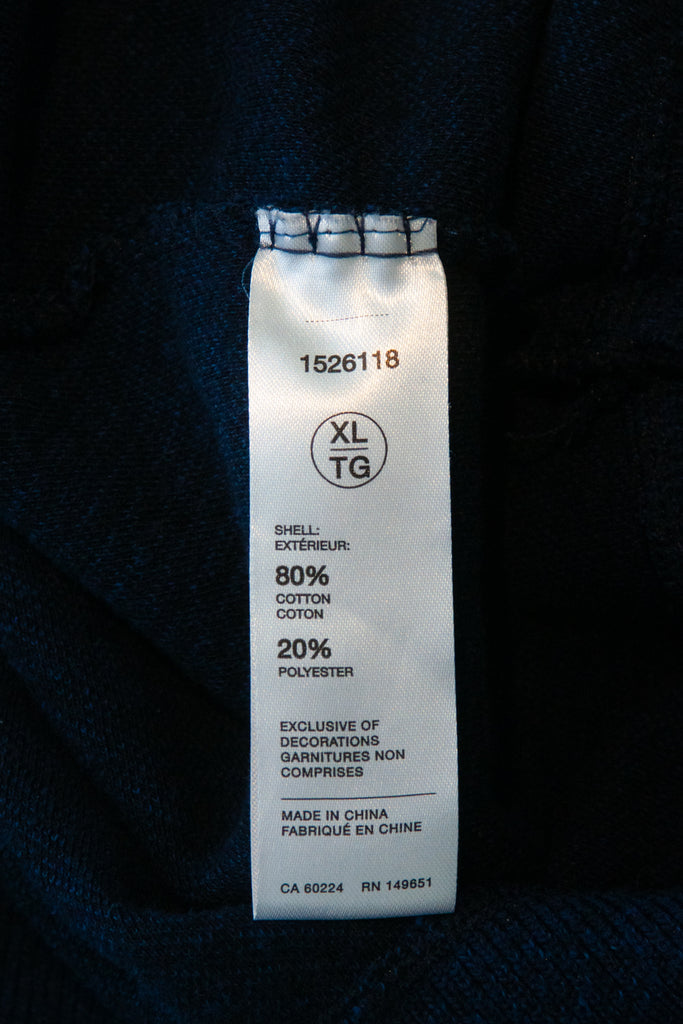 Robert Graham Navy Blue Quarter Zip Sweater