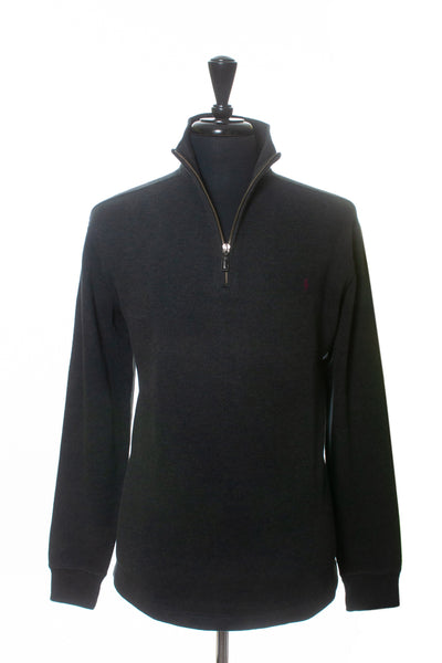 Polo Ralph Lauren Dark Gray Quarter Zip Sweater