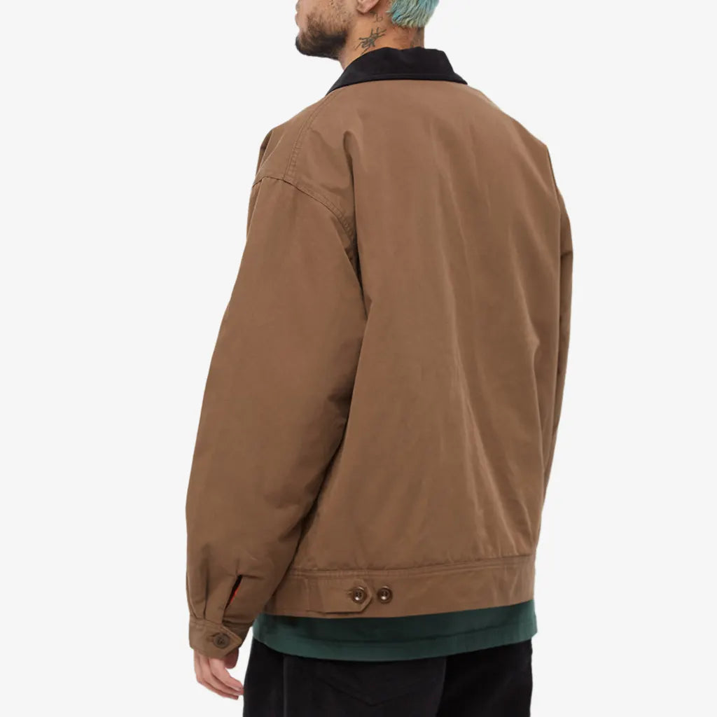General Admission Brown Quilt Lined Mechanic Jacket