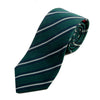 Altea Green Striped Woven Silk Tie