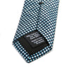 Hugo Boss Made in Italy Silvered Blue Microcheck Tie